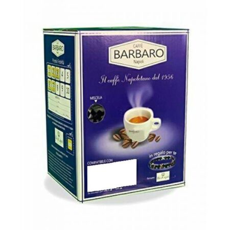 BOX 100 CAPSULE BARBARO CREMOSO NAPOLI PER FIORFIORE,MITACA,