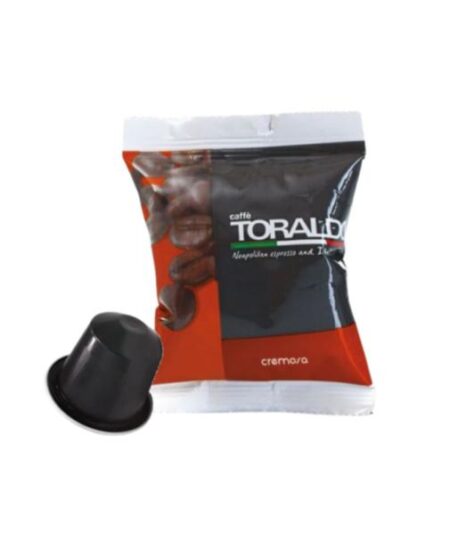 BOX 100 CAPSULE TORALDO COMPATIBILI BIALETTI MISCELA CREMOSA