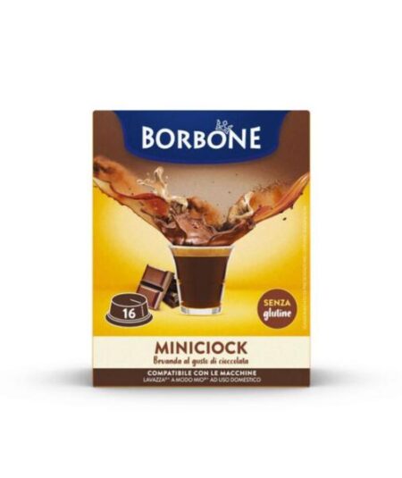 BOX 16 CAPSULE BORBONE CIOCCOLATO COMPATIBILI MODO MIO