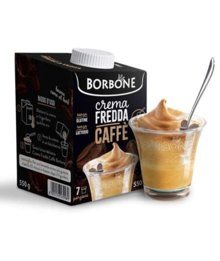 CREMA FREDDA A BASEDI LATTE CON CAFFE' SOLUBILE DELATTOSATA